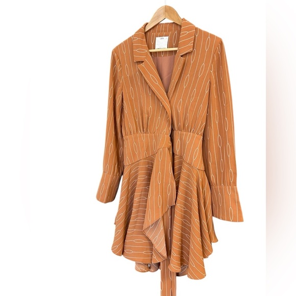 C/MEO Collective S EUC ultra wrap classic pattern blouse dress classic and lux - Picture 1 of 15